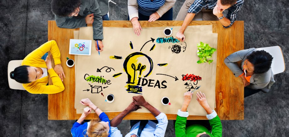 Multiethnic Group of People Planning Ideas Multiethnic Group of People Planning Ideas