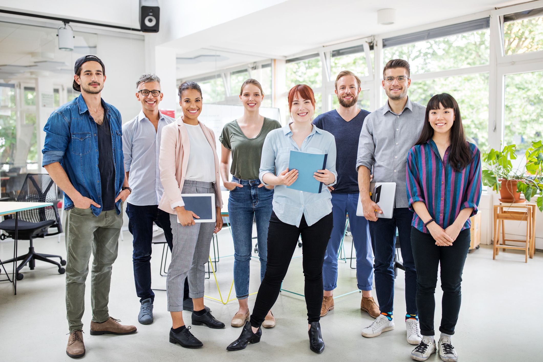 Portrait of multi-ethnic business team Portrait of multi-ethnic business team